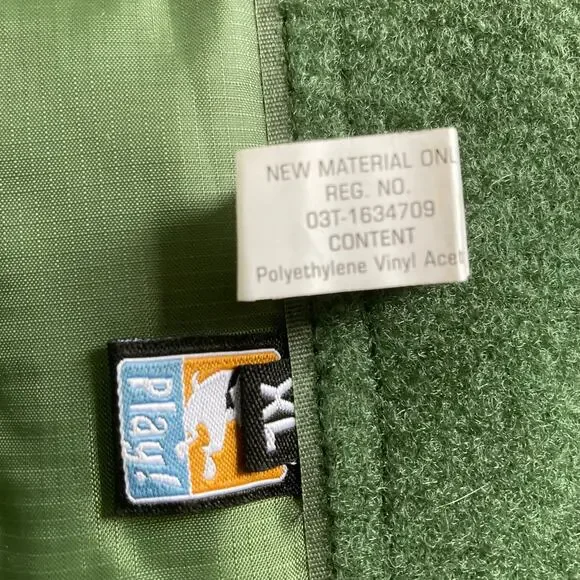 Kurgo Dog Jacket Vest XL Green Reversible Quilted Winter Coat Water Resistant - Picture 5 of 8